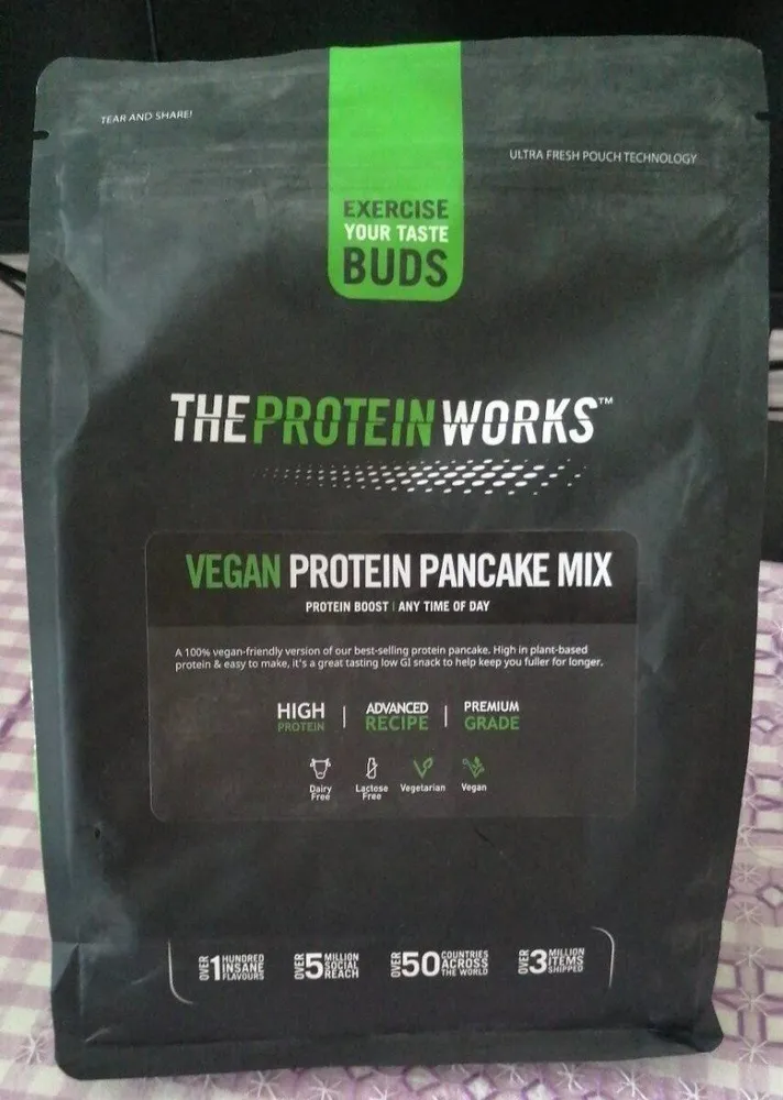 Vegan protein pancake mix