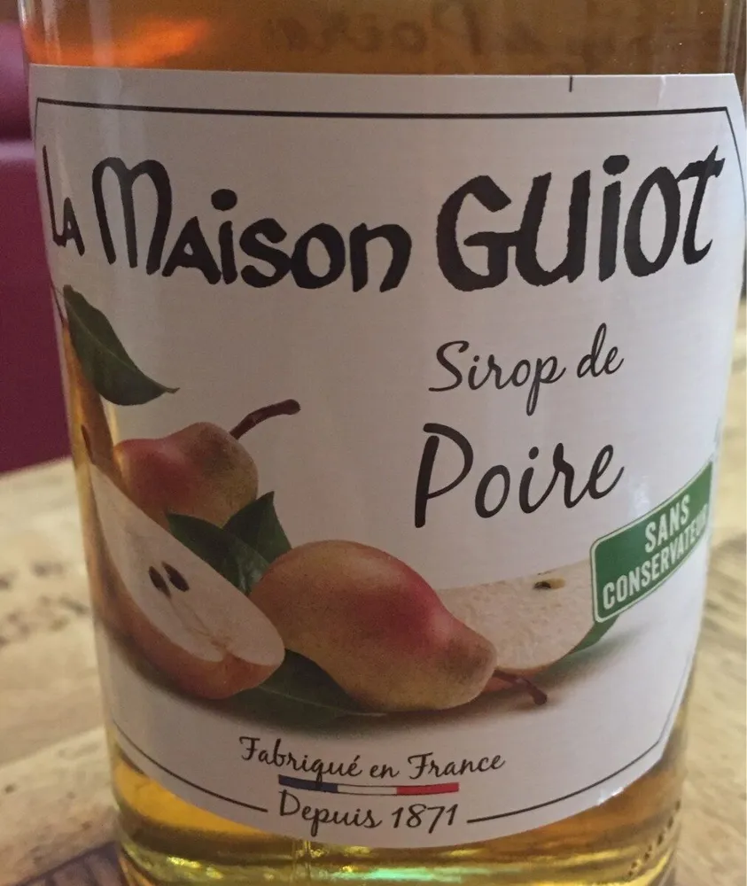 Sirop de Poire