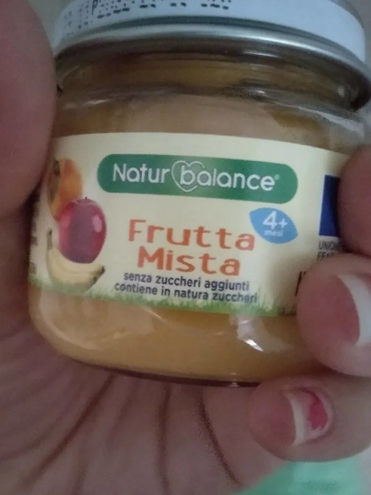 Omogeneizzato di frutta mista