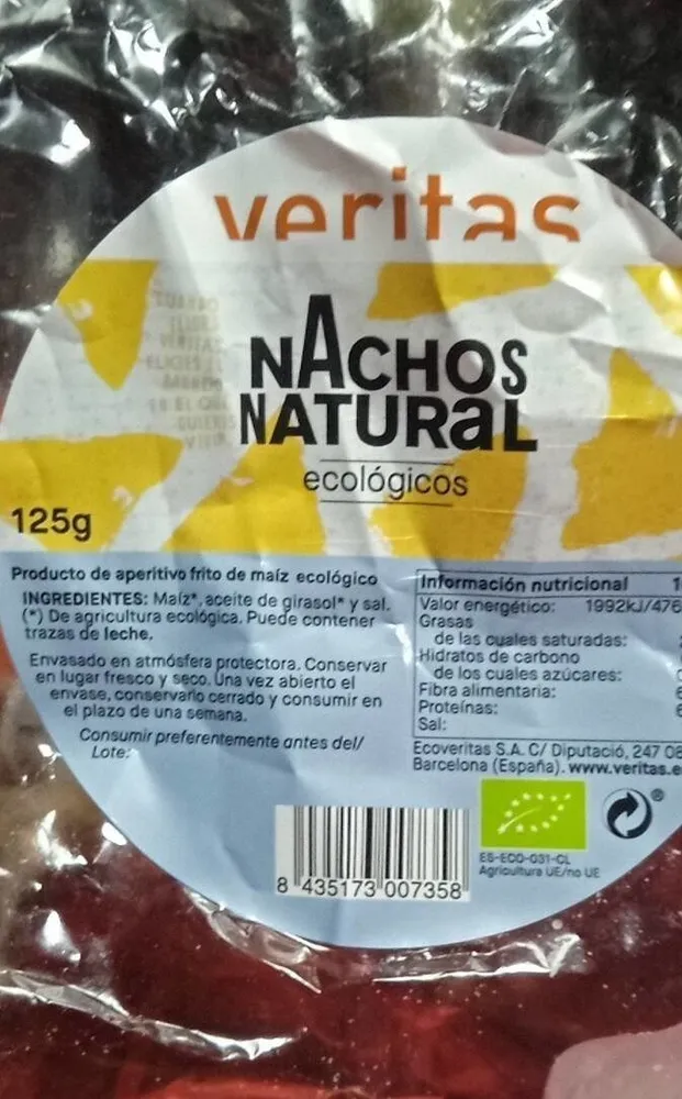 Nachos natural ecológicos