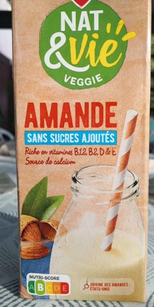 Amande sans sucres ajoutés