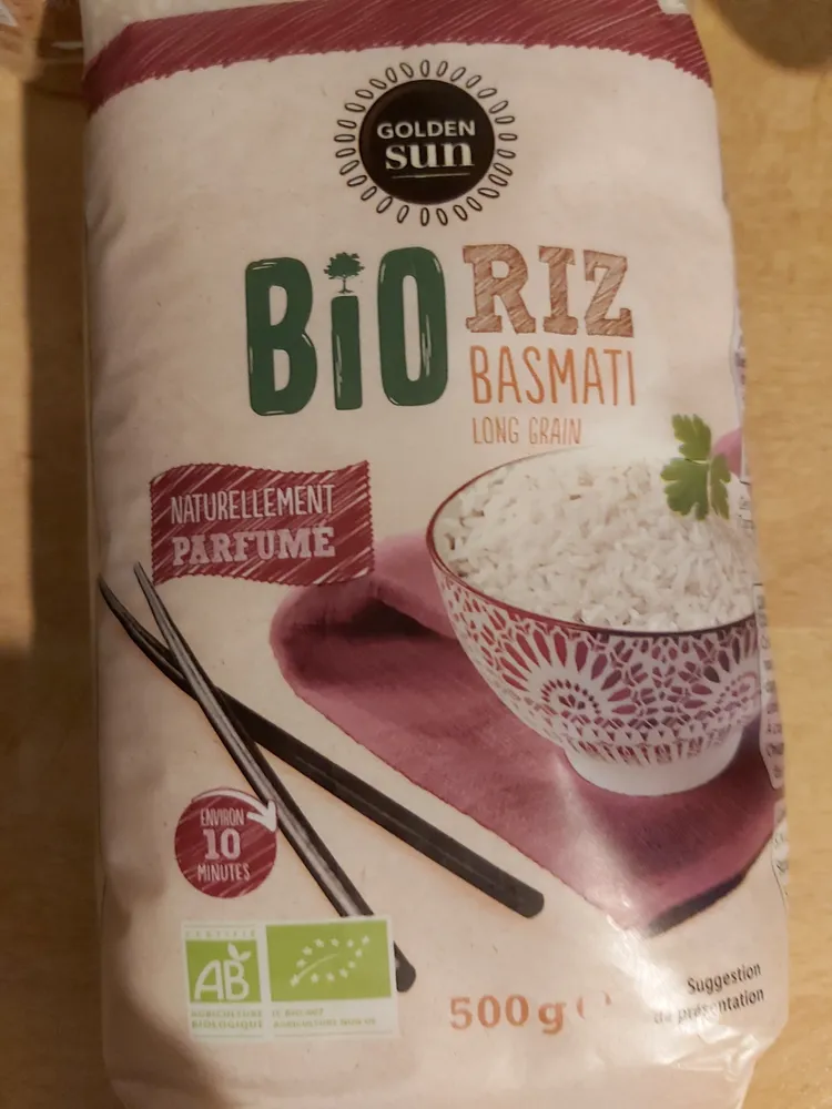 Riz bio basmati