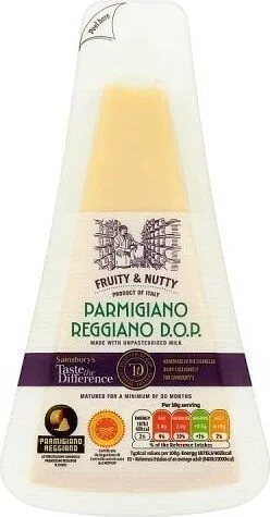 Parmigiano Reggiano PDO Medium Fat Hard Cheese