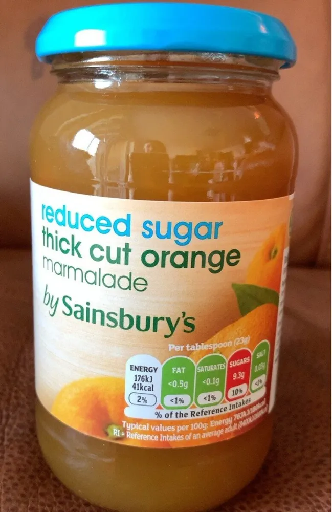 Reduced sugar thick cut orange marmalade