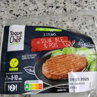 Veggies steaks soja, blé et pois