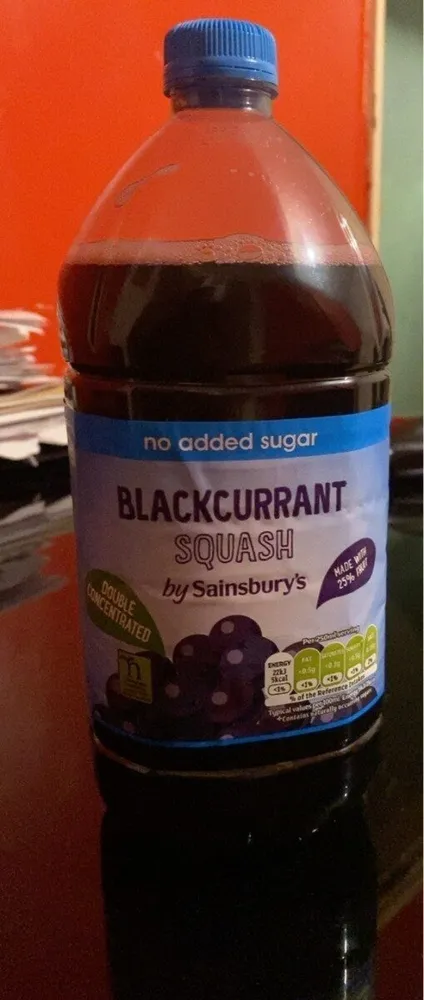 Blackcurrant squash
