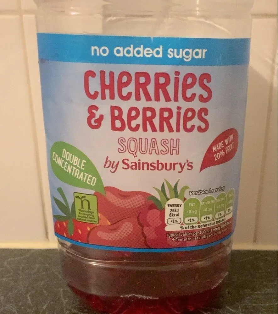 Cherries & berries squash