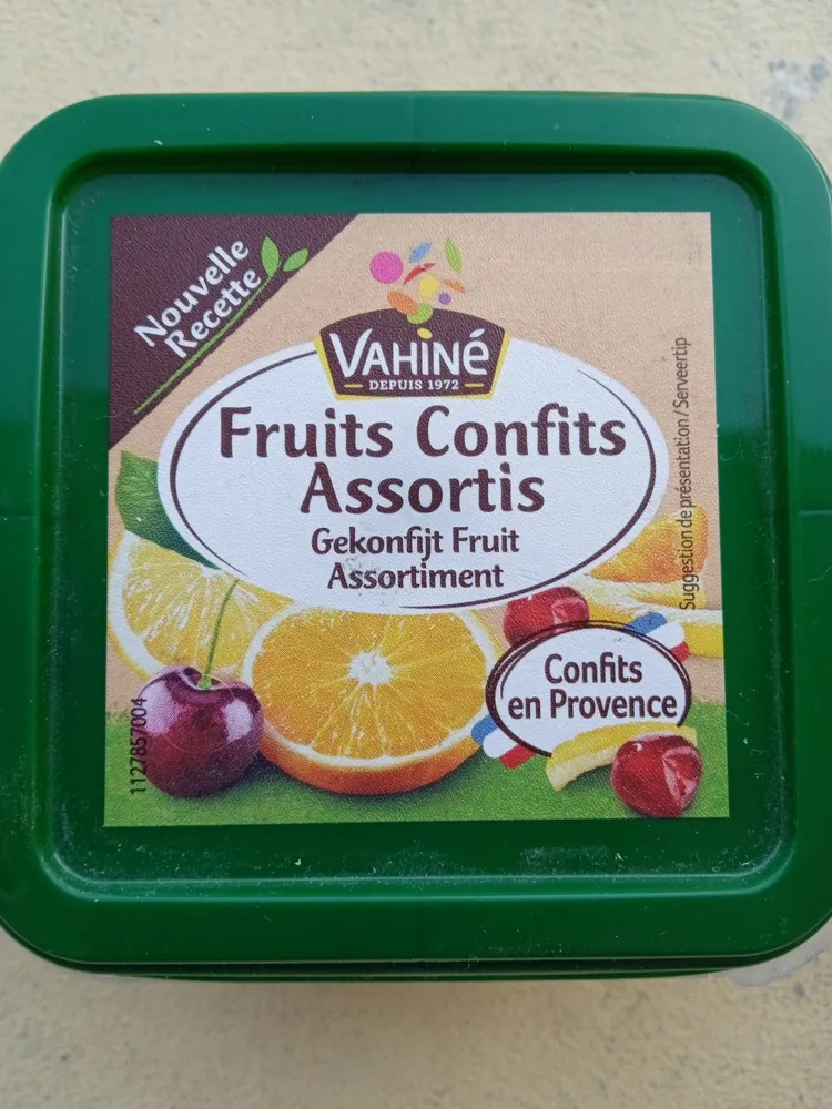 fruits confits assortis