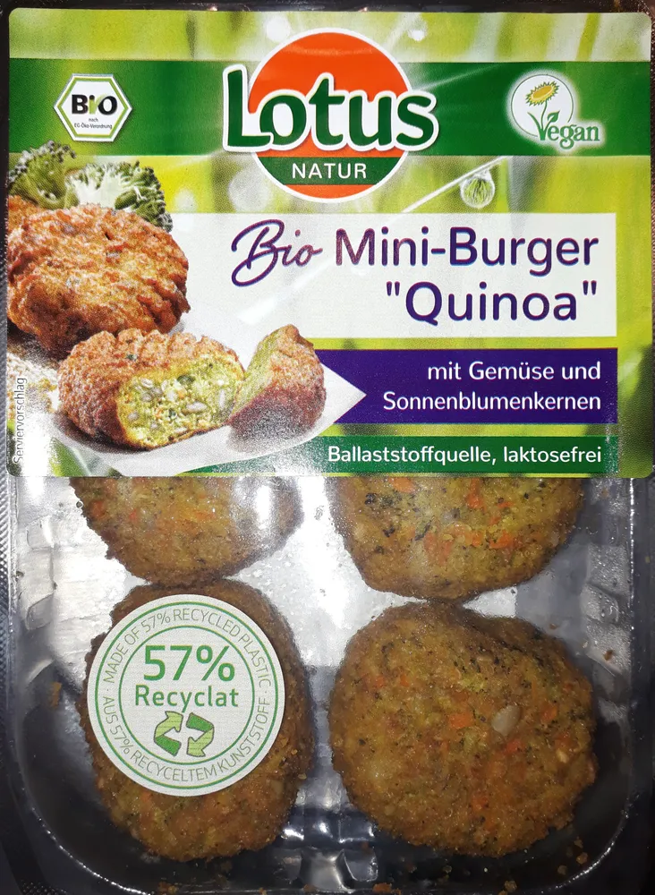 Bio Mini Burger Quinoa