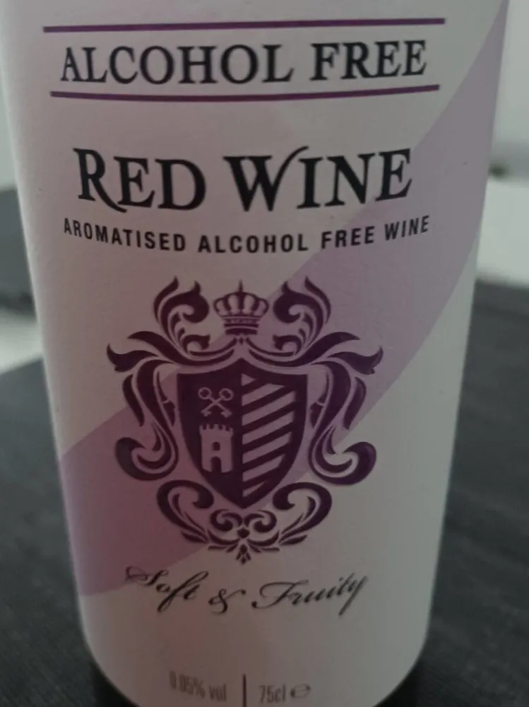 Alcohol free red wine