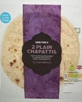 2 plain chapati