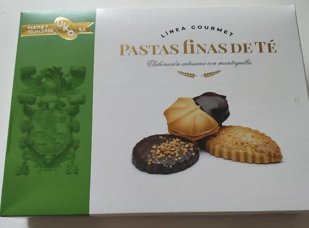 Pastas finas de té