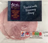 4 cooked and honey roast ham
