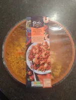 chicken & king prawn paella