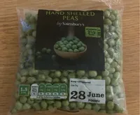Hand shelled peas