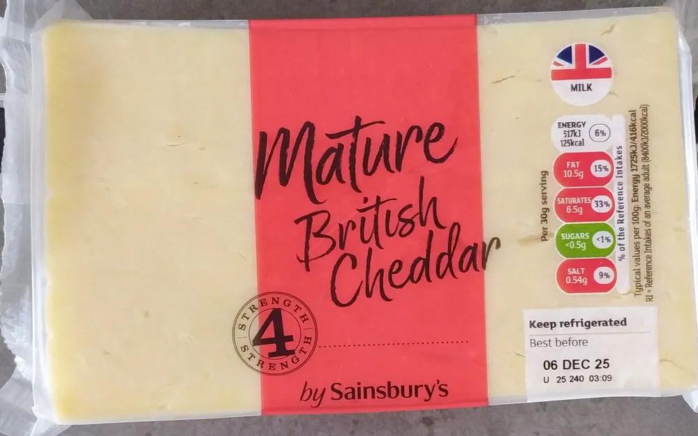 Mature British Cheddar