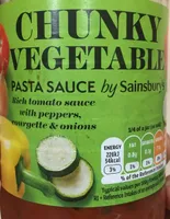 Chunky Vegetable  Pasta Sauce