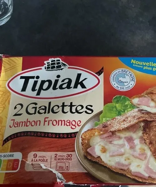 Galette tipiak jambon fromage