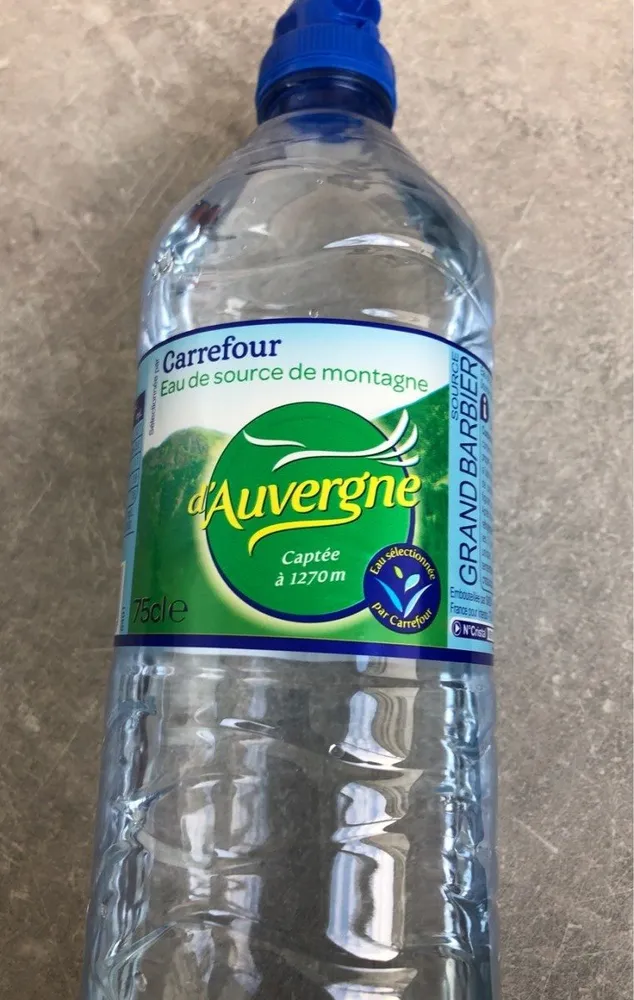 Eau de source de montagne