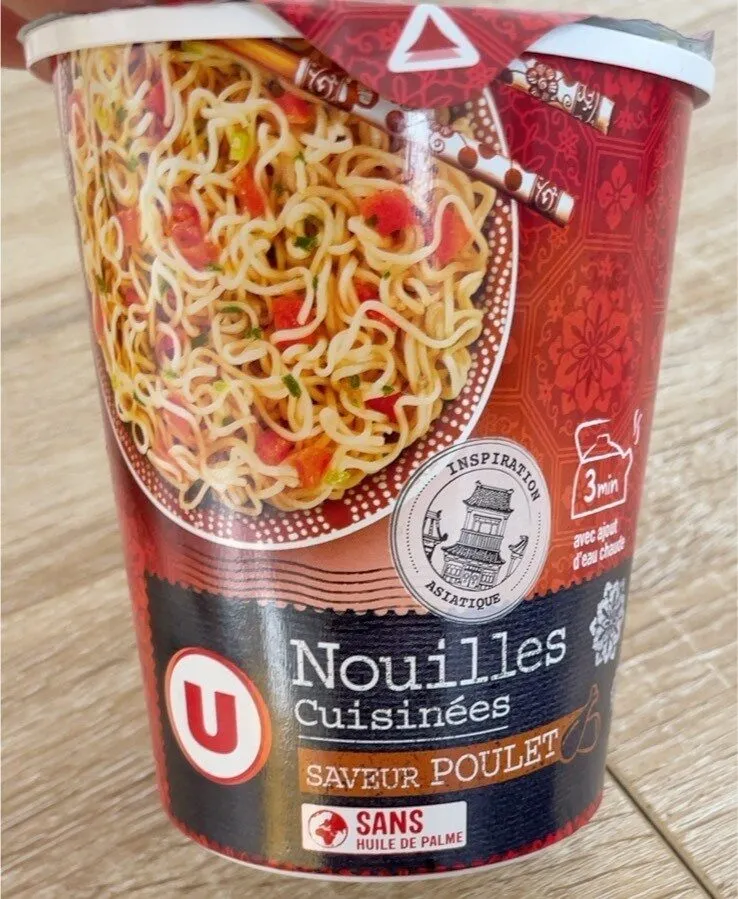 Nouilles cuisinées saveur poulet
