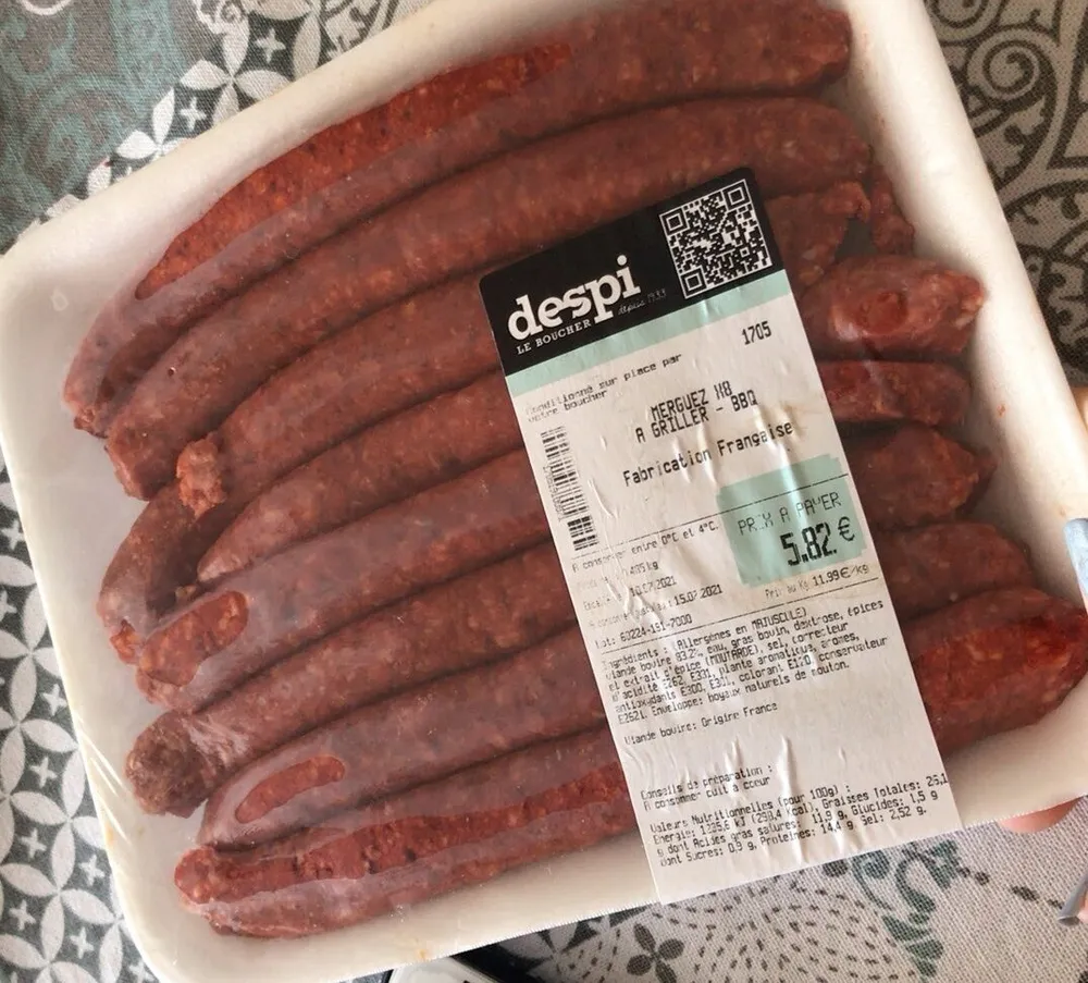 Merguez a griller