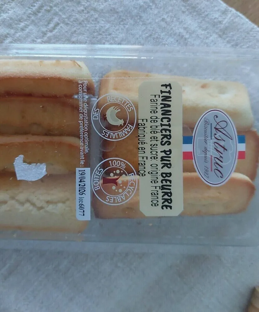 Financiers pur beurre
