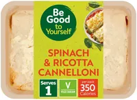 Spinach & Ricotta Cannelloni Ready Meal For 1