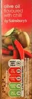 Olive oil flavoured with chilli