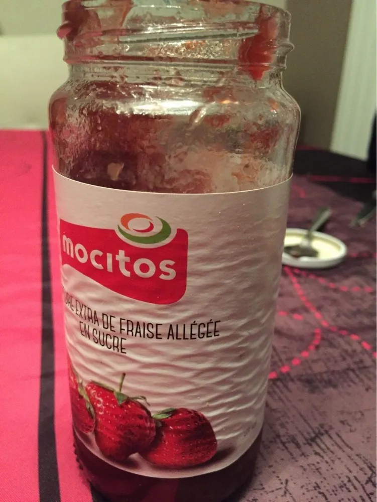 Confiture extra de fraise allégée en sucre
