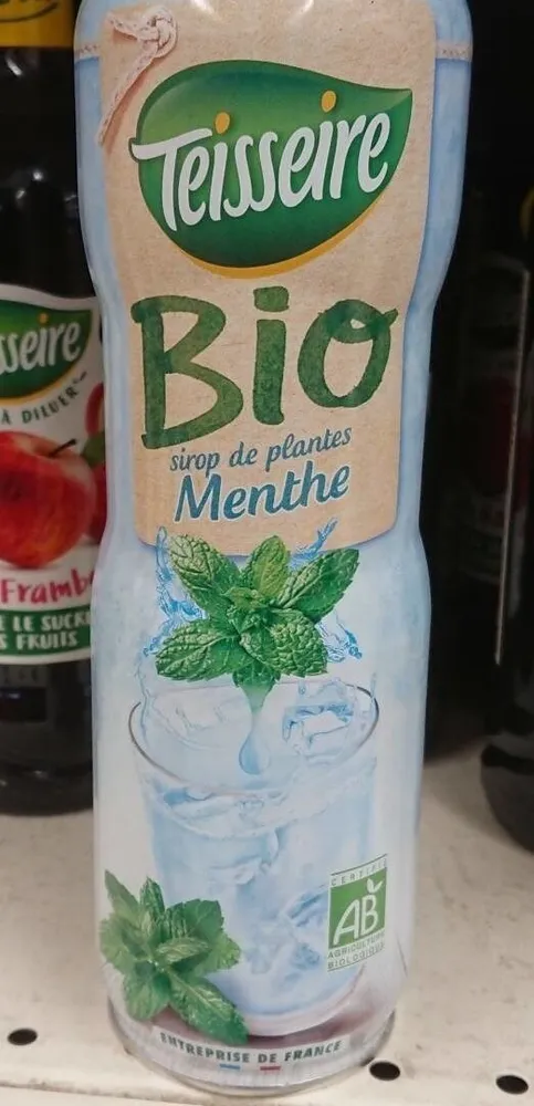 Bio sirop de plantes Menthe
