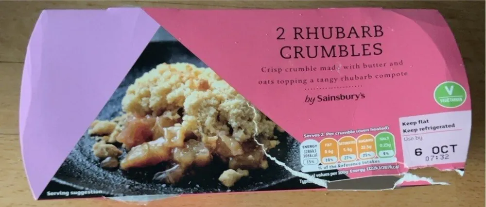 Rhubarb Crumble