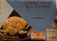 Clotted cream rice pudding