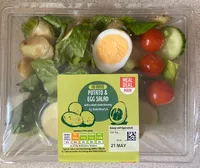 Potato & Egg Salad with a salad cream dressing