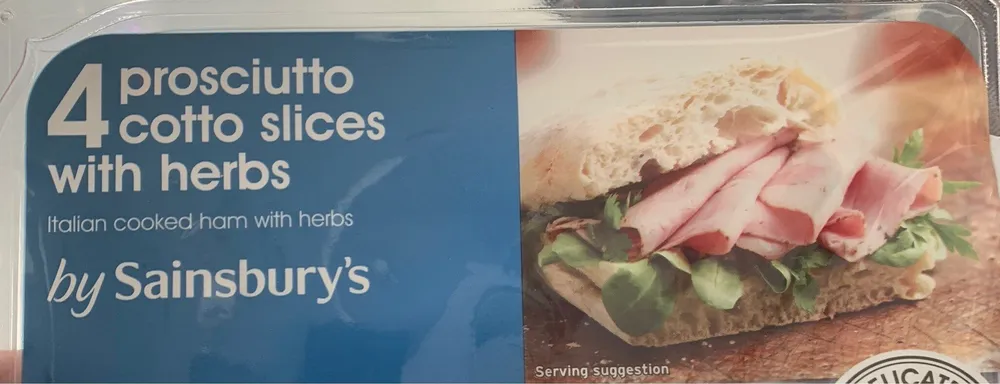 PROSCIUTTO COTTO WITH HERBS