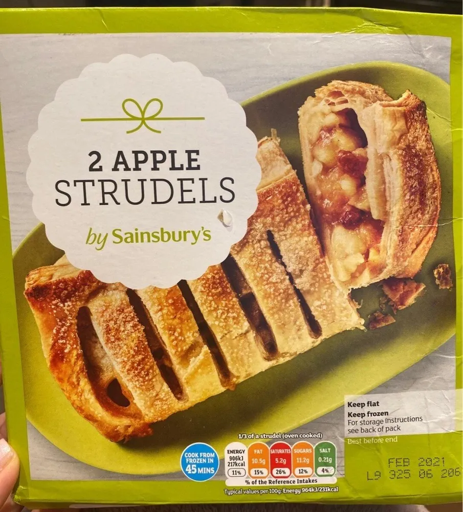 2 Apple Strudels