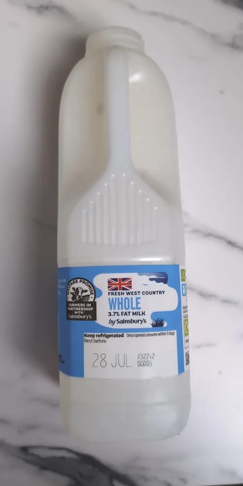 Fresh West Country Whole Milk