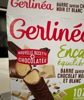 Barre saveur chocolat noir et blanc
