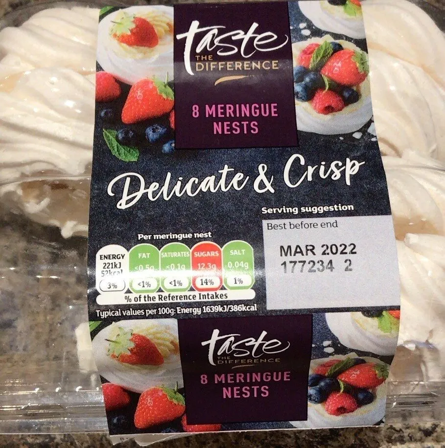 Meringue nests