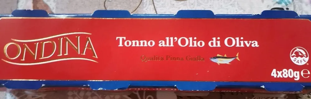 Tonno all'olio di oliva