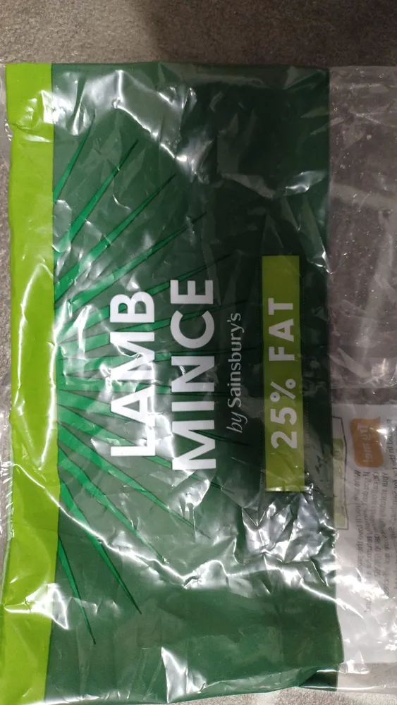Lamb Mince 25% Fat
