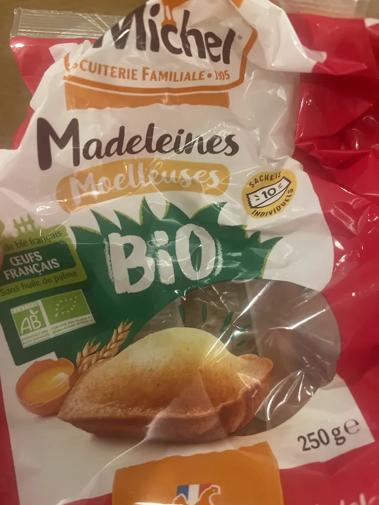 Madeleines Moelleuses Bio