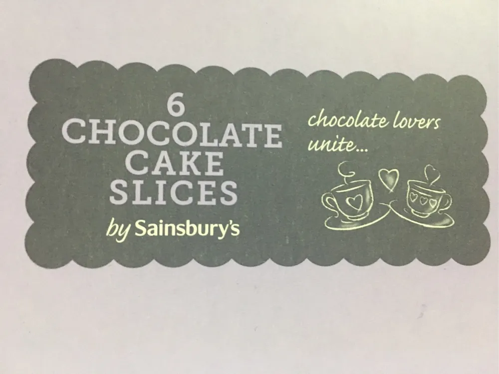 Chocolate cake slices
