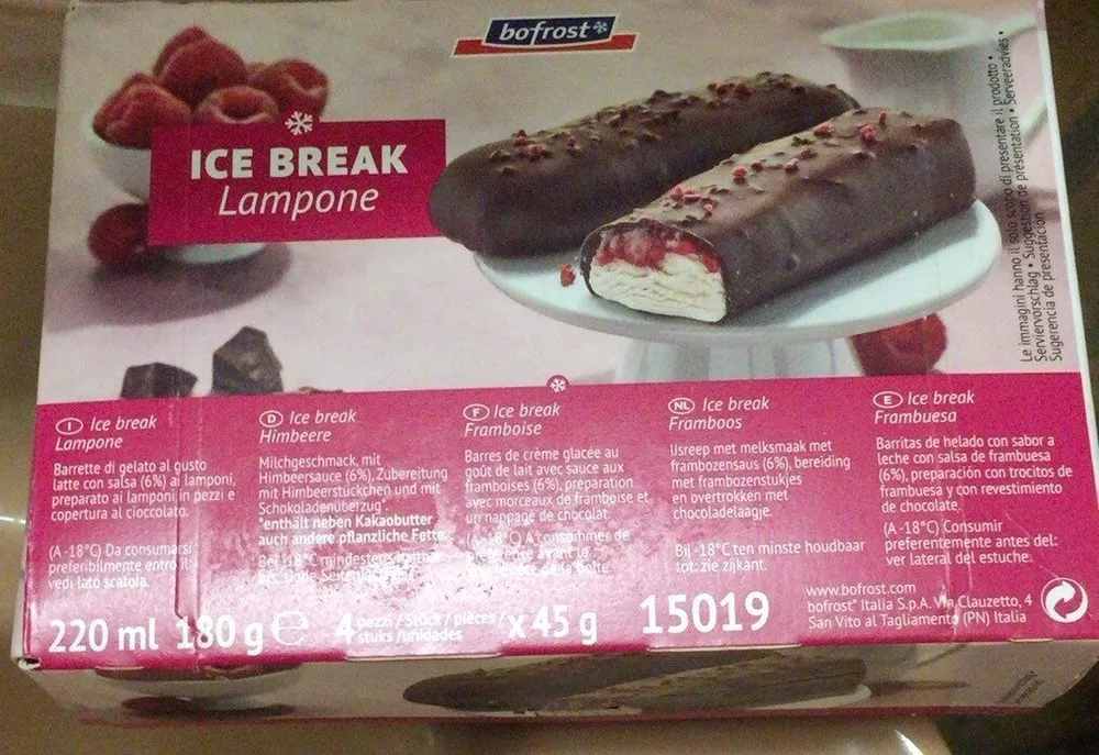 Ice break framboises