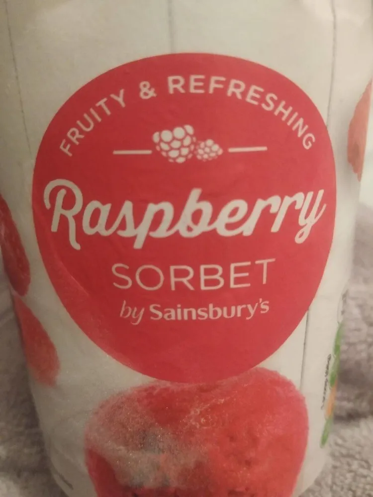 Raspberry sorbet
