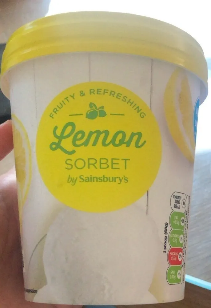 Lemon sorbet