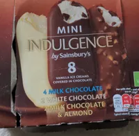 Mini Indulgence ice creams by sainsburys