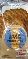 Pepperoni pizza puff