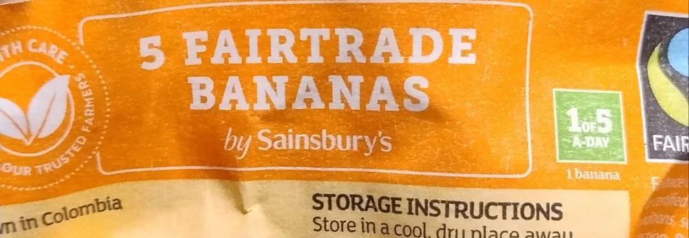 5 Fairtrade Bananas