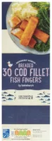 30 cod filet fish fingers