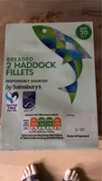 Breaded haddock fillets